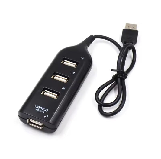 Hub USB de 4 puertos, teclado, ratón, divisor USB, adaptador Hab USB 2,0