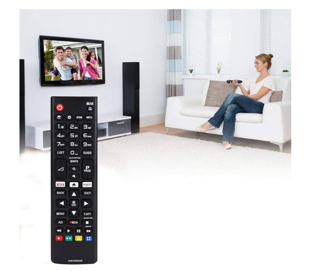 Mando LG Smart TV sin necesidad conficuracion poner pilas y a funcionar compatible con todas las LG