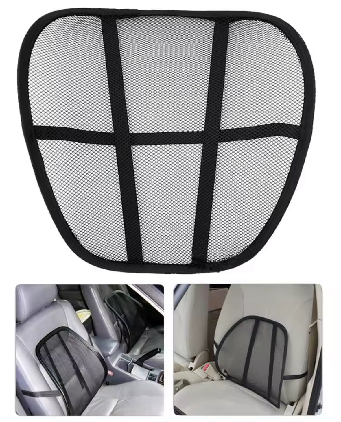 Respaldo lumbar adaptador para sillas y asientos