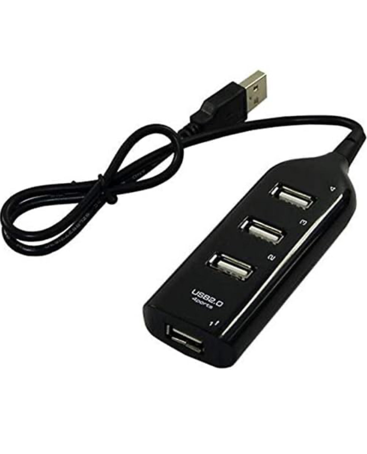 Hub USB de 4 puertos, teclado, ratón, divisor USB, adaptador Hab USB 2,0