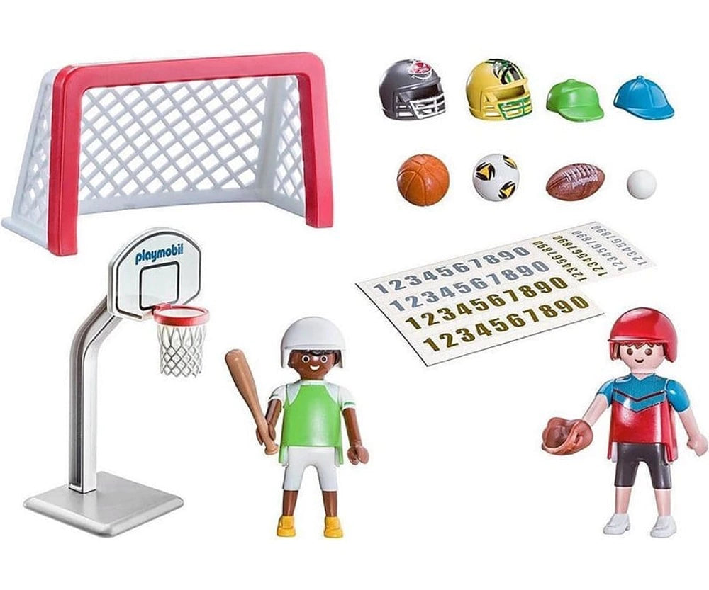 Maleta multideporte 4 en 1 Playmobil Sports & Action 20x25cm