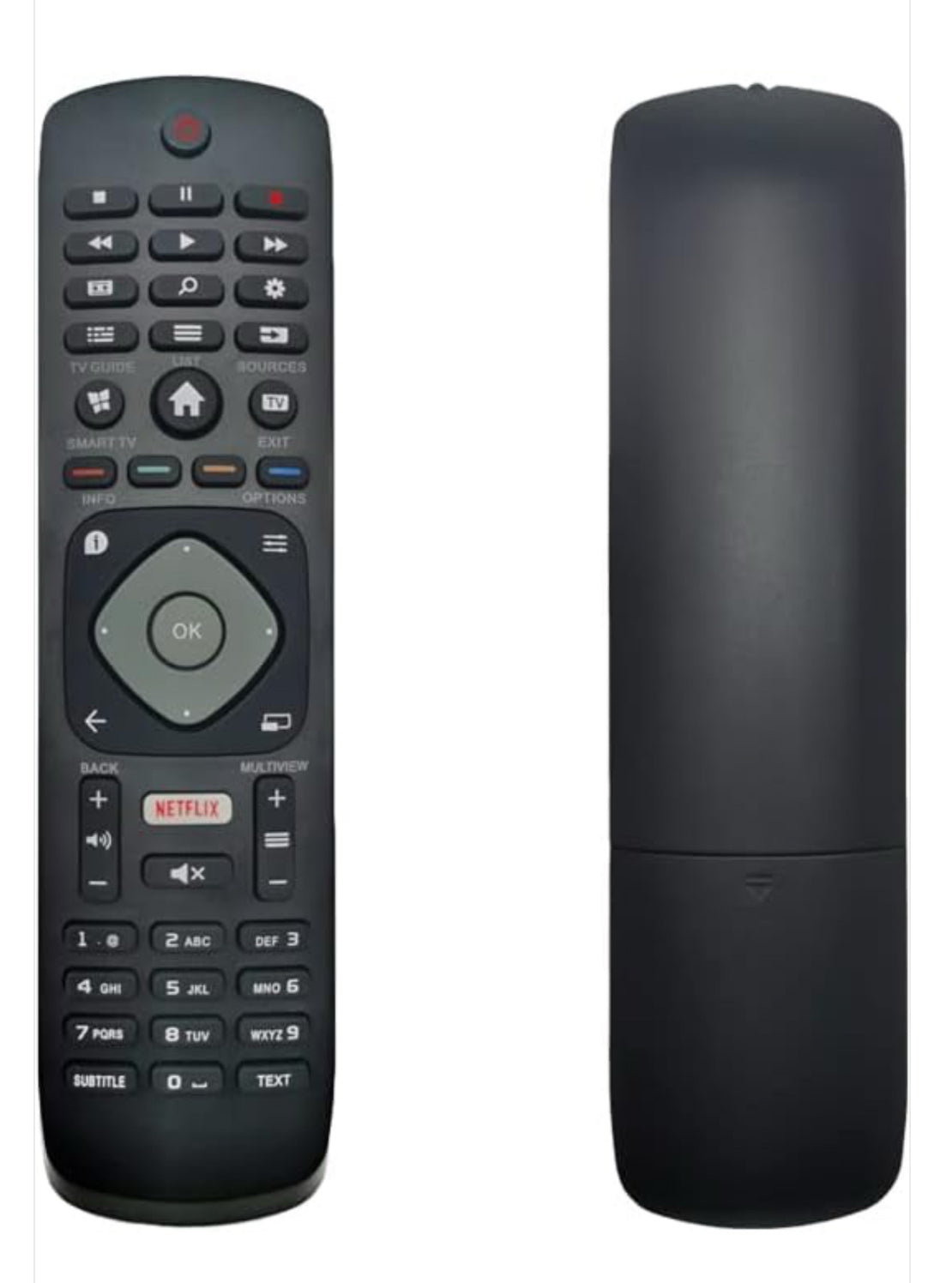 Mando TV Phillips smart TV no necesita configuración poner pilas y a funcionar