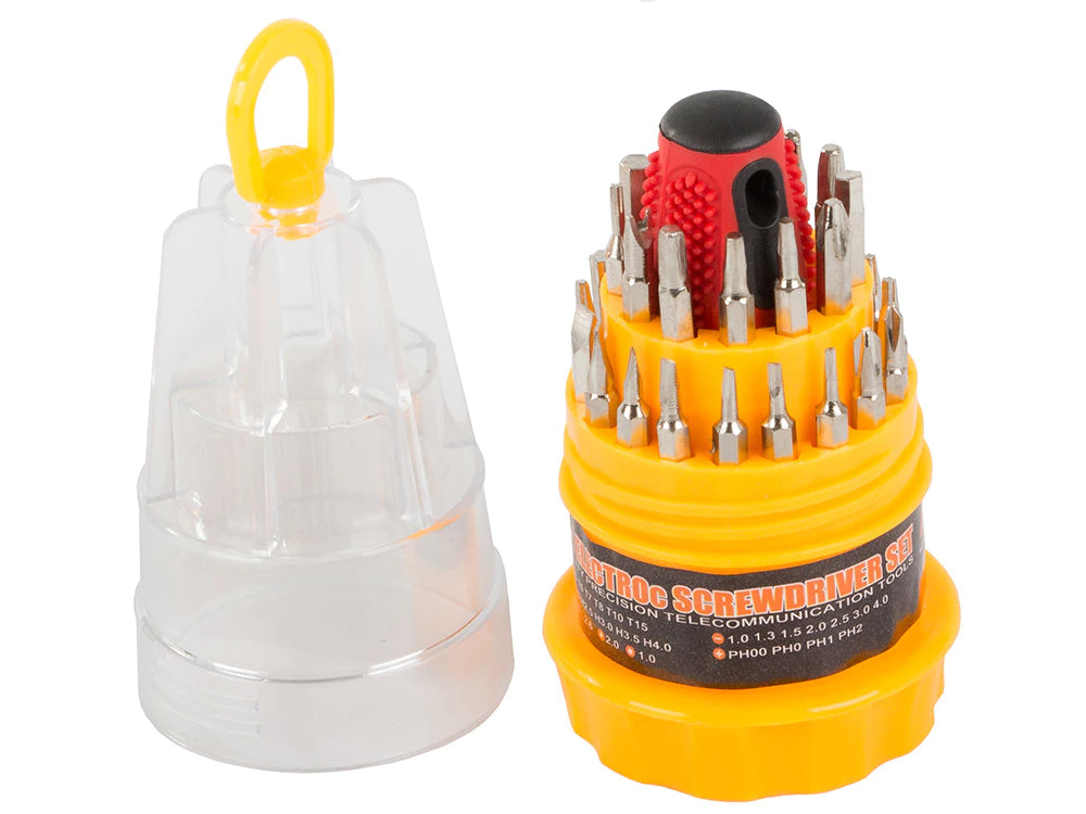 Destornilladores de precisión Torx, 31 piezas