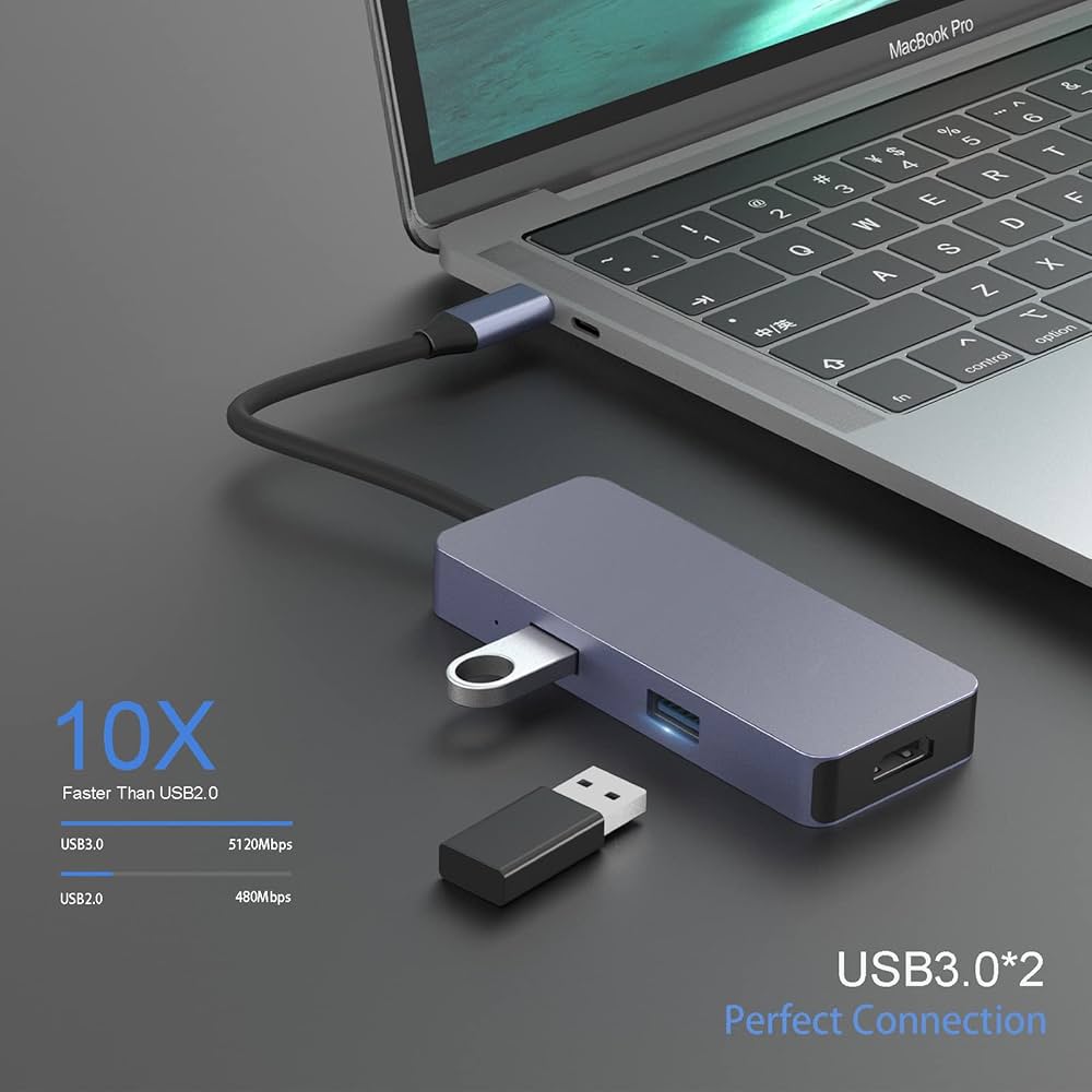 LOTE AMAZON 50pcs Hub USB C, Tymyp 6 en 1 USB C NUEVO