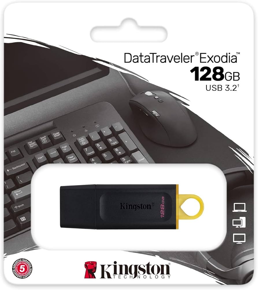 PENDRIVE Kingston DataTraveler Exodia 128GB USB 3.2 Flash Drive DTX/128GB