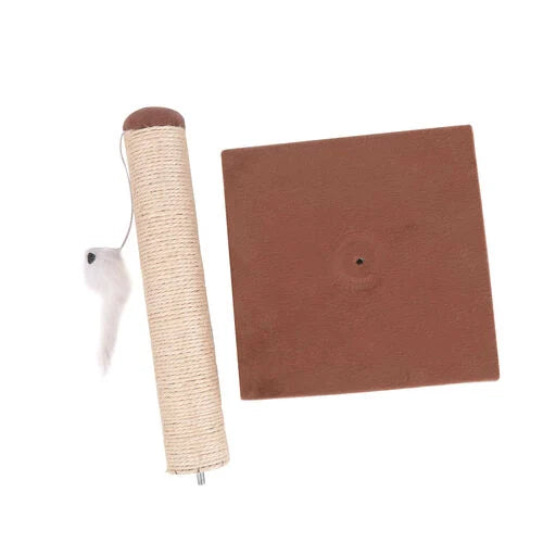 Nobleza Poste Rascador De Sisal Con Juguete Color Marrón para gatos