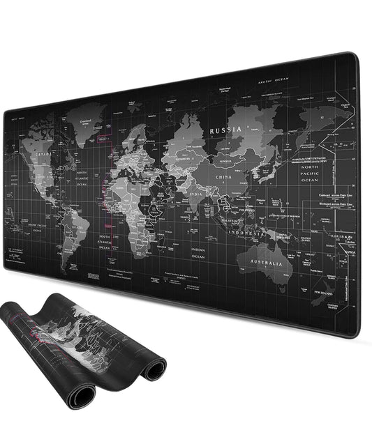Alfombrilla para Ratón XL, 80 x30 Cm Alfombra Gaming Base de Goma Antideslizante