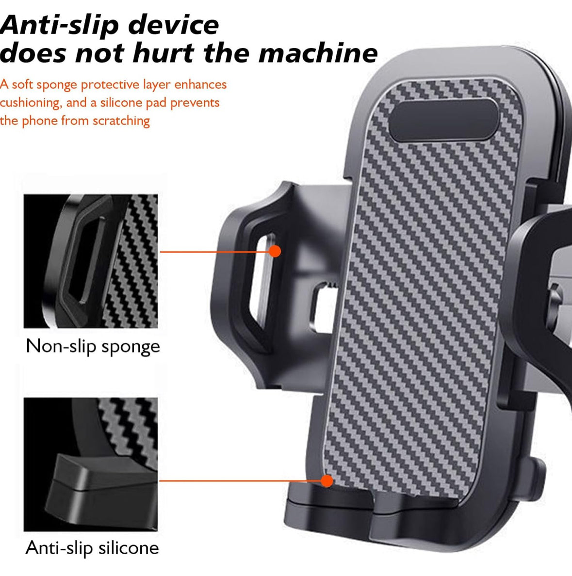 Soporte de teléfono móvil para coche, soporte de montaje con ventosa, ventilación de aire, para iPhone, Samsung y Xiaomi