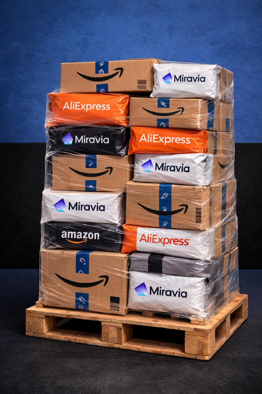 📦 PALET DE PRODUCTOS MIXTOS – AMAZON, MIRAVIA Y ALIEXPRESS 📦