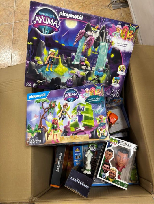 Lote 20 a 25 pcs Liquidación MIX juguetes AMAZON,MIRAVIA y ALIEXPRESS