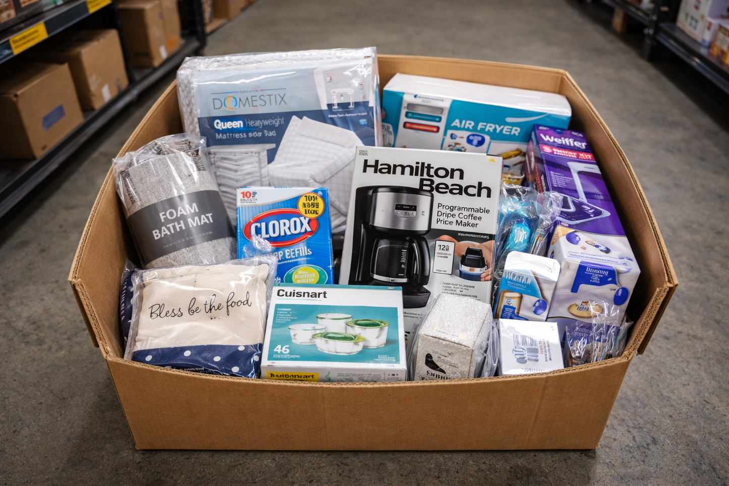 LOTE de PRODUCTOS NUEVOS HOGAR liquidación MIRAVIA