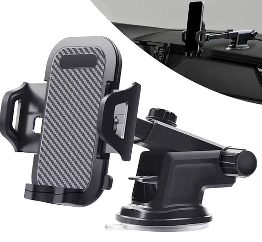 Soporte de teléfono móvil para coche, soporte de montaje con ventosa, ventilación de aire, para iPhone, Samsung y Xiaomi