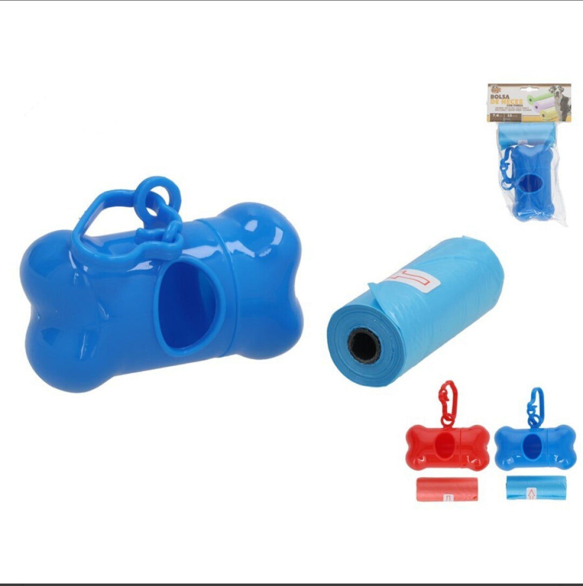 BOLSA HECES X 15 CON FUNDA 7X4 CM