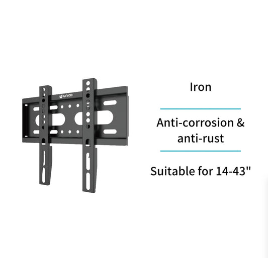 Soporte para TV de 14 a 43 pulgadas – Gris