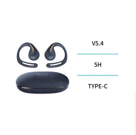 Auriculares bluetooth OWS deportivos – Azul