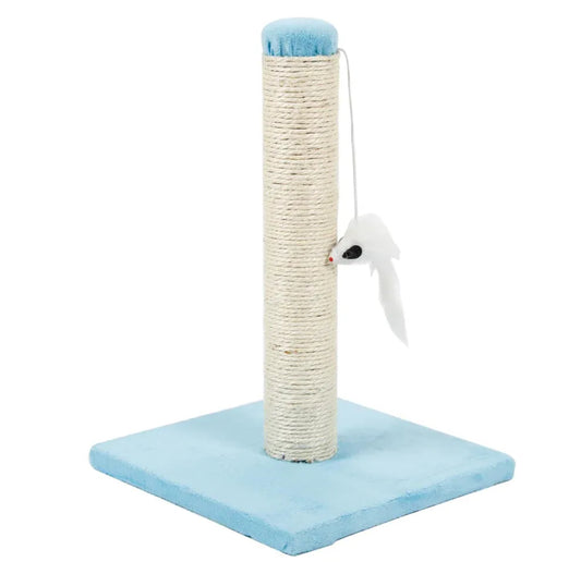 Nobleza Poste Rascador De Sisal Con Juguete Color azul para gatos
