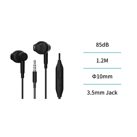 Auriculares con cable Jack 3.5mm semi in-ear