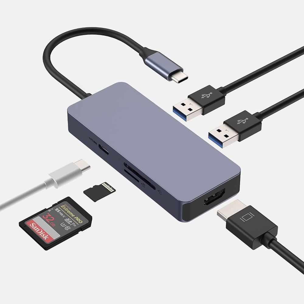 LOTE AMAZON 50pcs Hub USB C, Tymyp 6 en 1 USB C NUEVO
