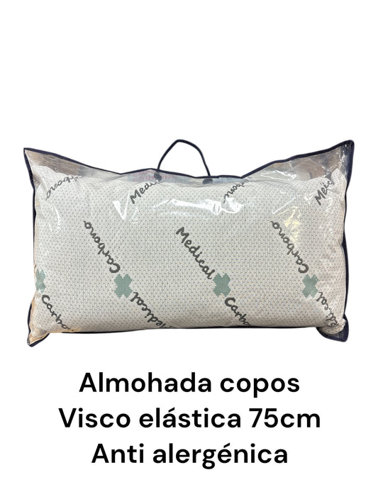 Almohada PRO HOME visco elástica copos 75cm