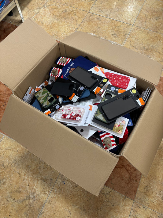 LOTE MIX BAZAR 85% FUNDAS entre 300 y 400 unidades por caja