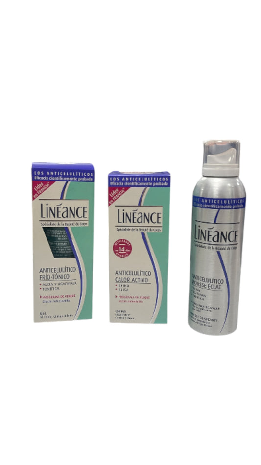 KIT 3 cremas anticeluliticas lineance