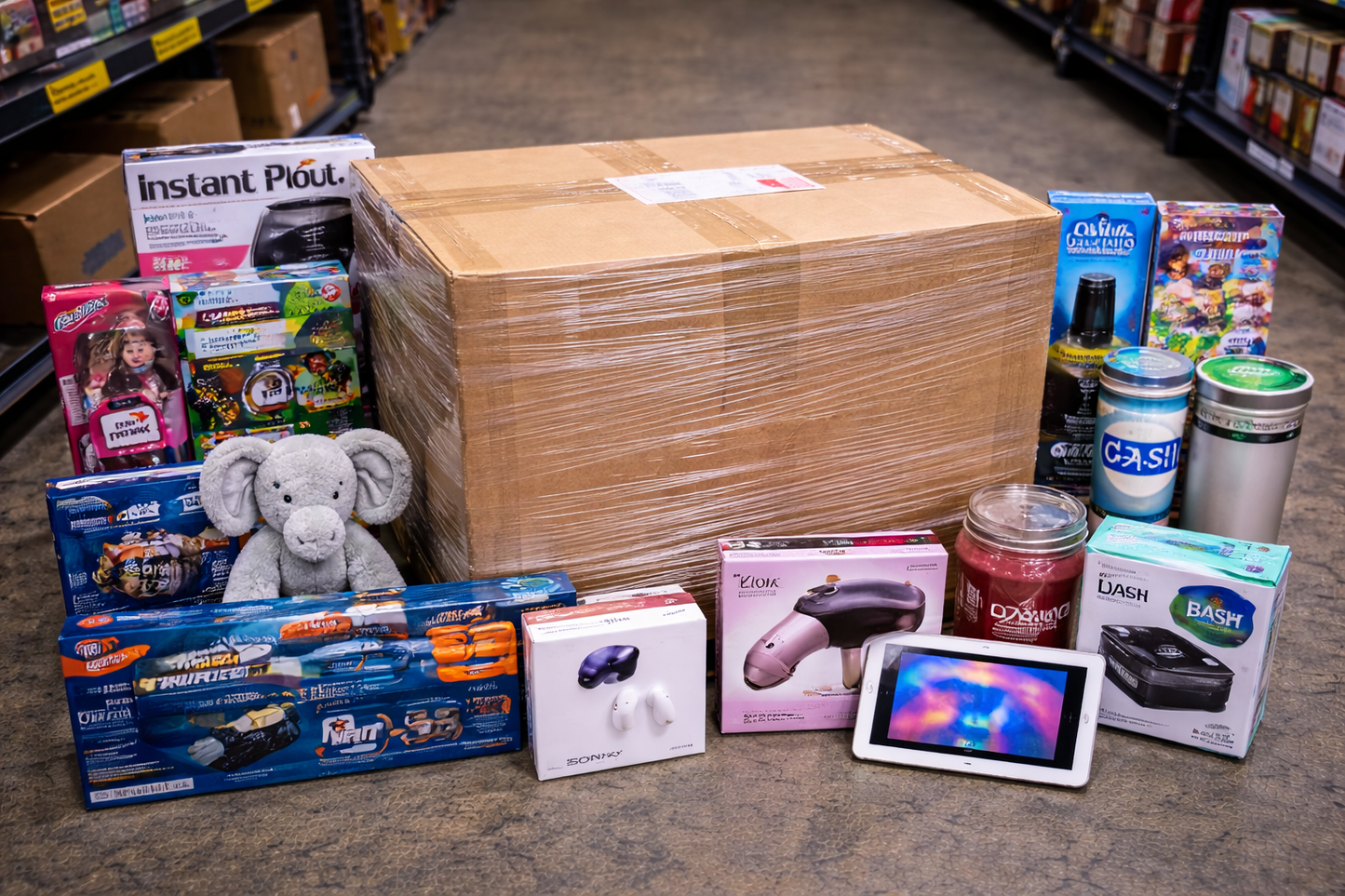 Lote de productos MIRAVIA y ALIEXPRESS devoluciones